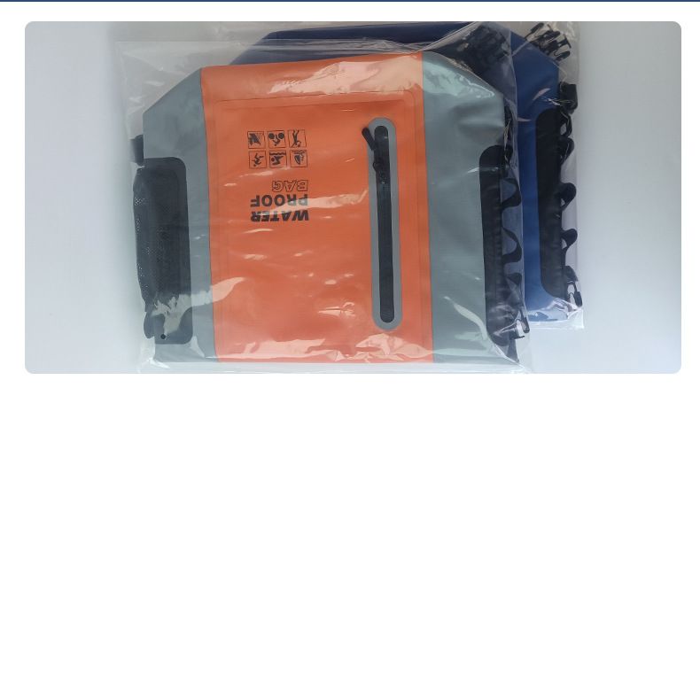 Zaino in PVC con strisce riflettenti, borsa a secchiello impermeabile per forniture per esterni_voghion.com