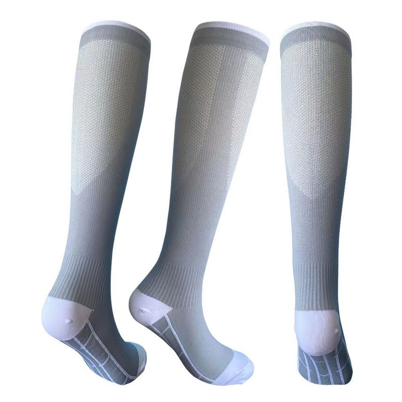 Calcetines de fútbol, calcetines de compresión para deportes profesionales, calcetines de compresión para correr, calcetines finos de pantorrilla para mujer, calcetines para saltar la cuerda, fitness, yoga, golf, calcetines de presión muscular._voghion.com