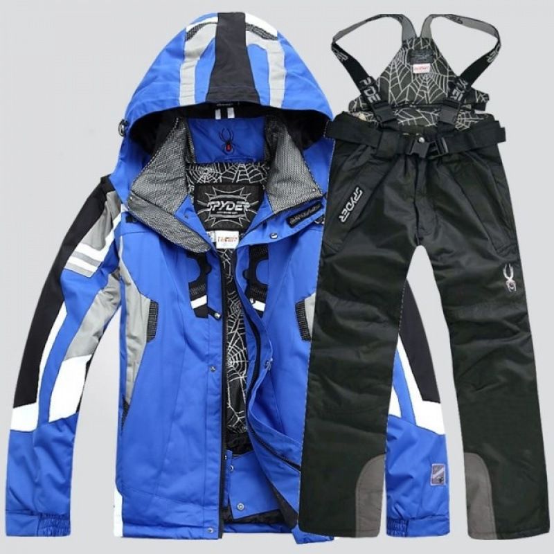 Ein neues Skianzug-Set, wasserdicht, kältebeständig, Thermo-Herrenhose, Baumwolljacke, Bergsteigen, Outdoor, L_voghion.com