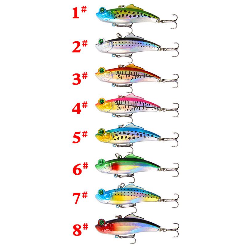 Nuovo anello per esche artificiali affondanti Vib6.5CM/12.5G esca per pesci in metallo esca di simulazione esca dura attrezzatura da pesca_voghion.com