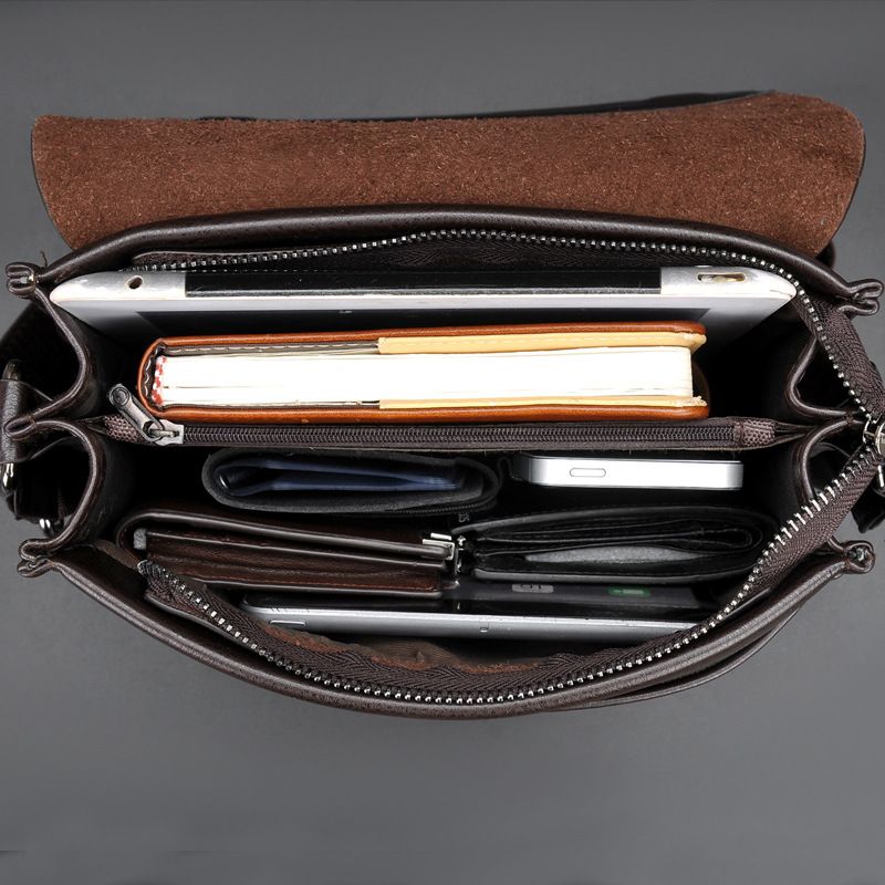 Jusen Kangaroo Business Men's Shoulder Crossbody Backpack Casual Briefcase Bag_voghion.com
