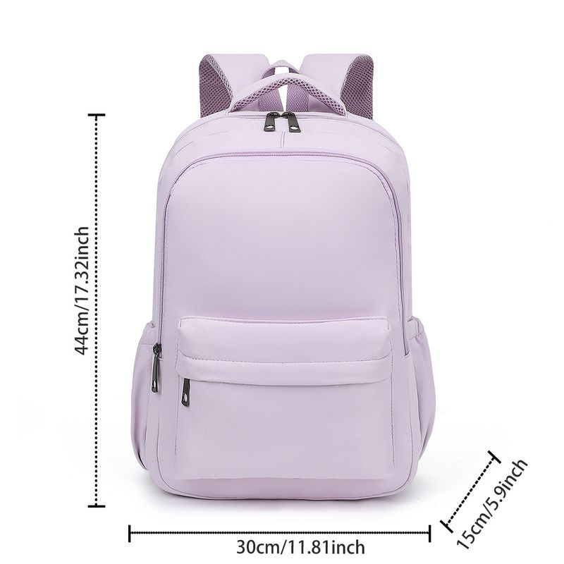 Waterdichte 20 inch effen kleur school dagelijkse schoolrugzak_voghion.com