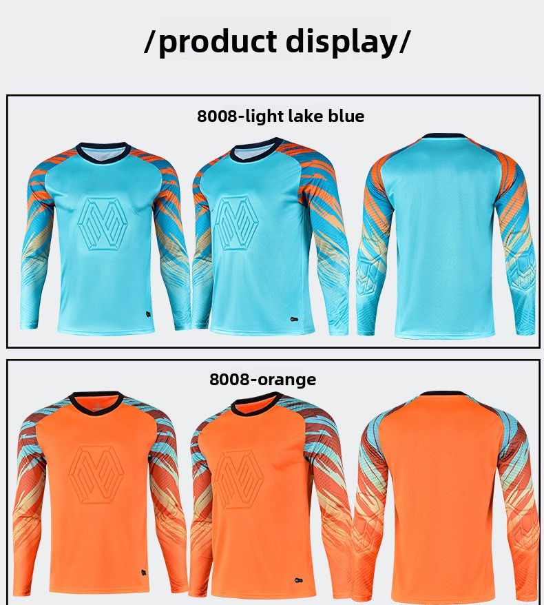 Jersey For Children Adults, Match Training Goalkeeper Uniform, Sleeve And Long Pants Set_voghion.com