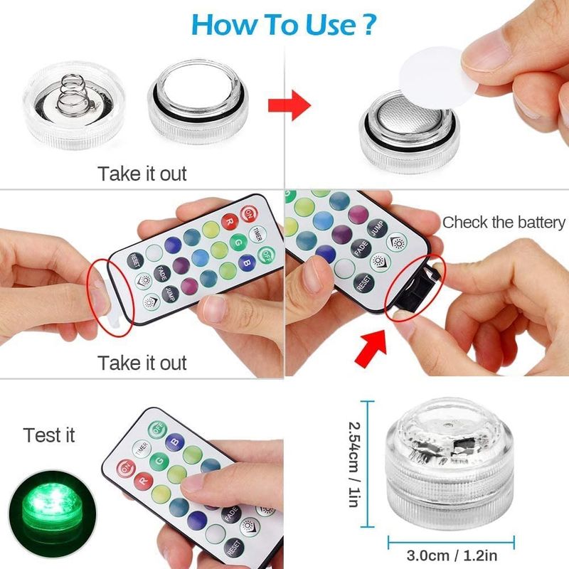 Multi-color light emitting car interior wireless atmosphere light LED environmental protection car cable remote control dazzling decorative lights_voghion.com