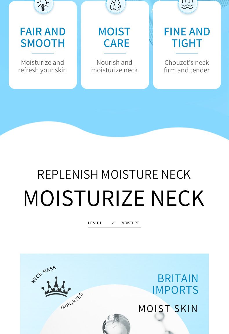 Mask 25g Hydrating And Diminishing Lines Swan Neck Skin Care Products_voghion.com