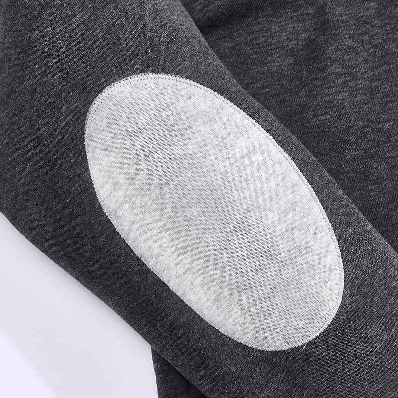 Herren-Sweatshirt mit Reißverschluss und Fleecefutter – Schwere Polyestermischung mit Stehkragen und Patch-Design (S-XXXL) – Lässiger Winterpullover mit entspannter Passform_voghion.com