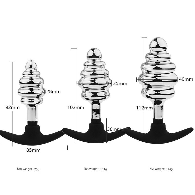 „Anchor“ metalinis silikoninis užsegimo kamštis, ilgalaikio naudojimo, analinio sekso priemonė, vyrams ir moterims, neutralus nugaros ir teismo formos žaisliukas._voghion.com