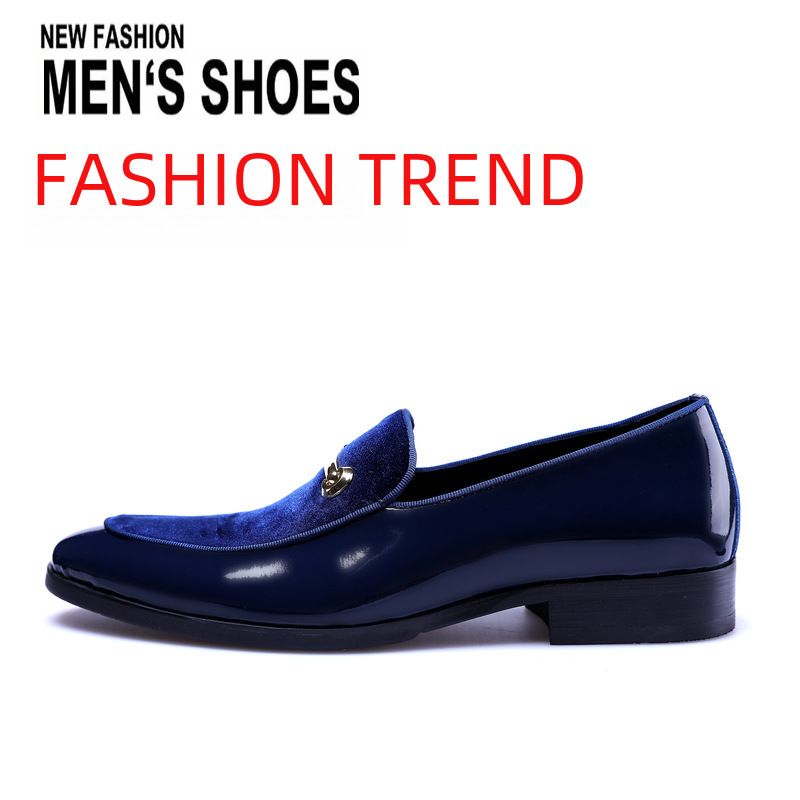 Scarpe eleganti da uomo in pelle verniciata Shadow Scarpe da sposo alla moda di lusso Scarpe da uomo di lusso in stile italiano Oxford_voghion.com