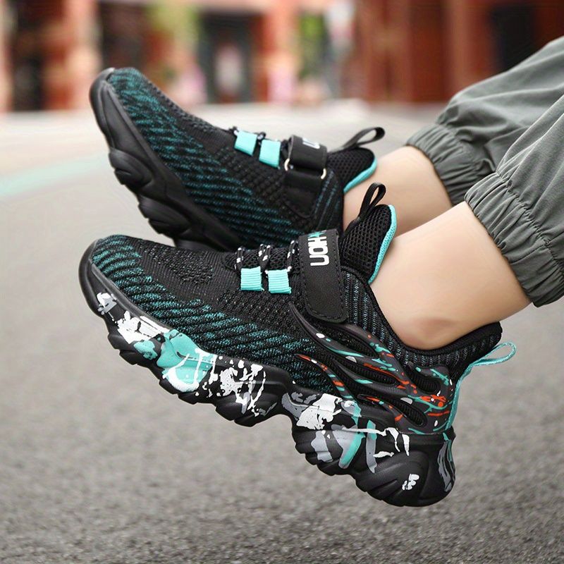 Casual traspirante tessuto ragazzi bambini, leggero antiscivolo basso scarpe da ginnastica per interni ed esterni, primavera e autunno_voghion.com