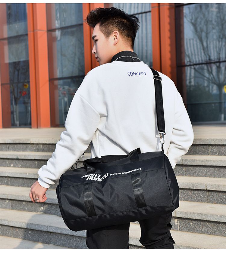 Fitness bag for men, dry and wet separation training, sports backpack, carry on luggage, travel bag for women, large capacity swimming bag_voghion.com