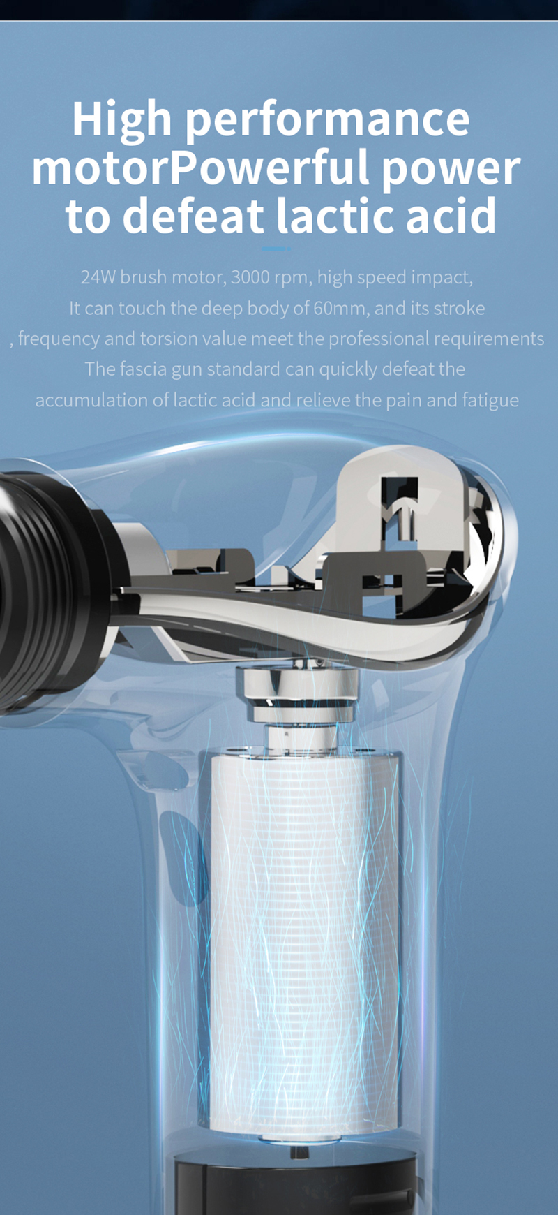 Mini Portable Maage Gun Deep Tiue Cute Dolphin Style Lady Office Mucle Maager Trainer Sollievo dal dolore Corpo Relax_voghion.com