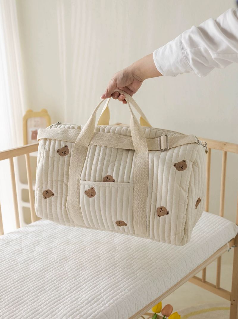 Nuovo stile mamma bambino Yansew grande capacità coperta bambina plissettata borsa portaoggetti, vestiti pieghevole sacchetto antipolvere_voghion.com