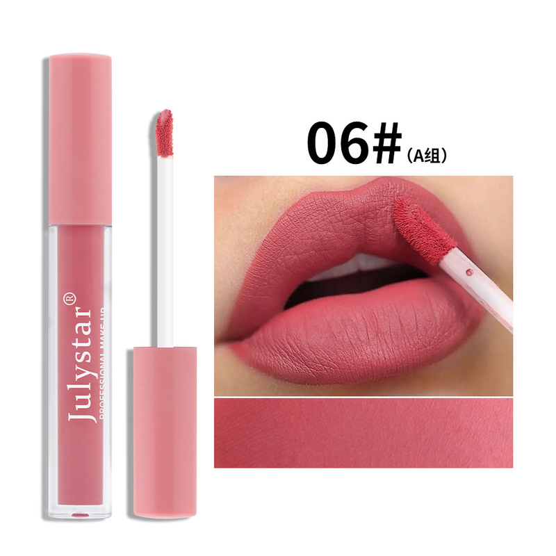 Matte Mist Lip Glaze Student Set Box, Staying Cup, Non fading Lipstick Recommended Makeup_voghion.com