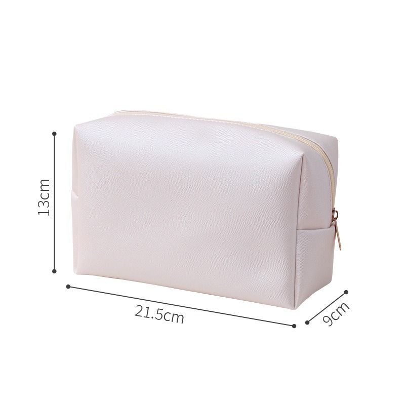 Luxury Parisian Makeup Bag | Large Capacity PU Organizer (Fits 25+ Full-Size Products) | Vegan Leather Travel Case With Mirror & Brush Slots_voghion.com