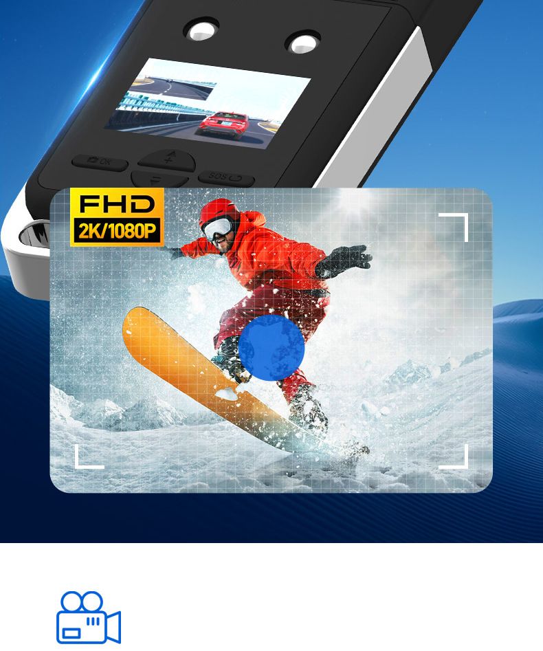 New Outdoor Lighting, Sports Fishing Camera, Motorcycle Riding Recorder, 2K HD Helmet_voghion.com
