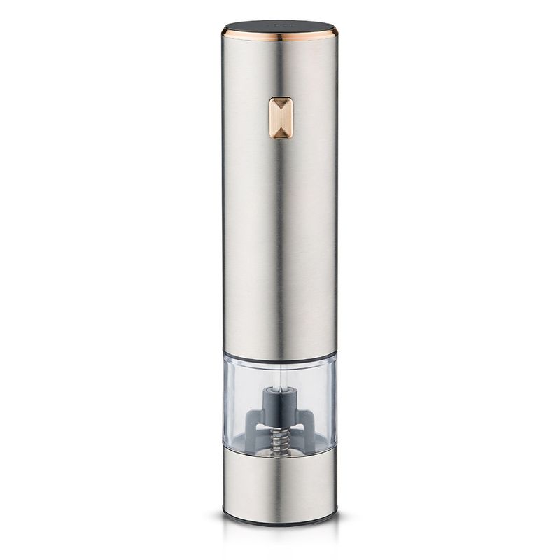 Moedor de pimenta elétrico sem fio, moinho de precisão ajustável para sal e especiarias, luz LED, recarregável_voghion.com