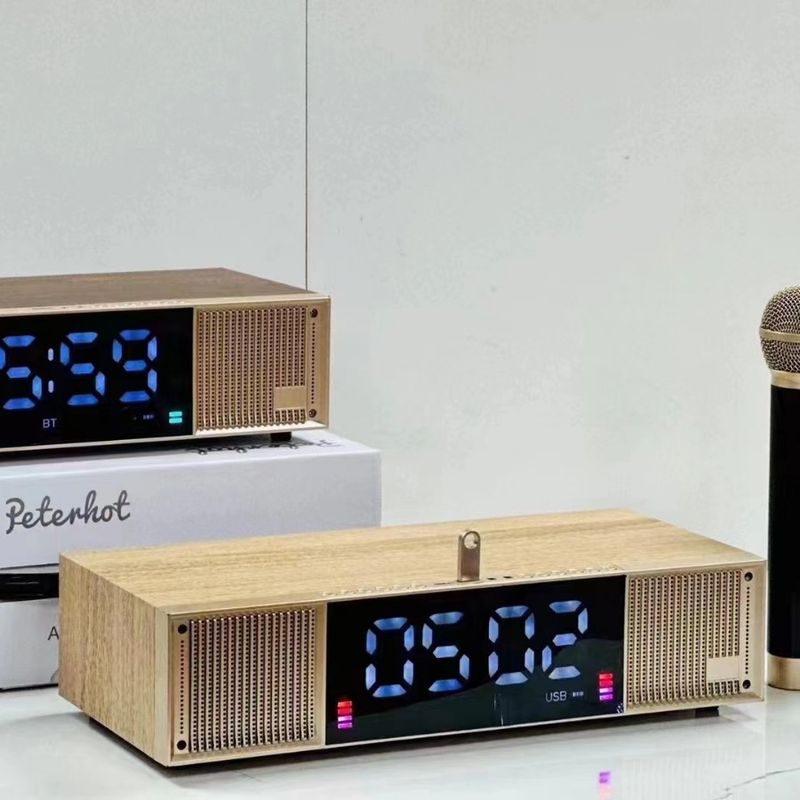 New A133 Bluetooth speaker, alarm clock, audio all-in-one machine, singing, indoor and outdoor square dancing, wireless_voghion.com