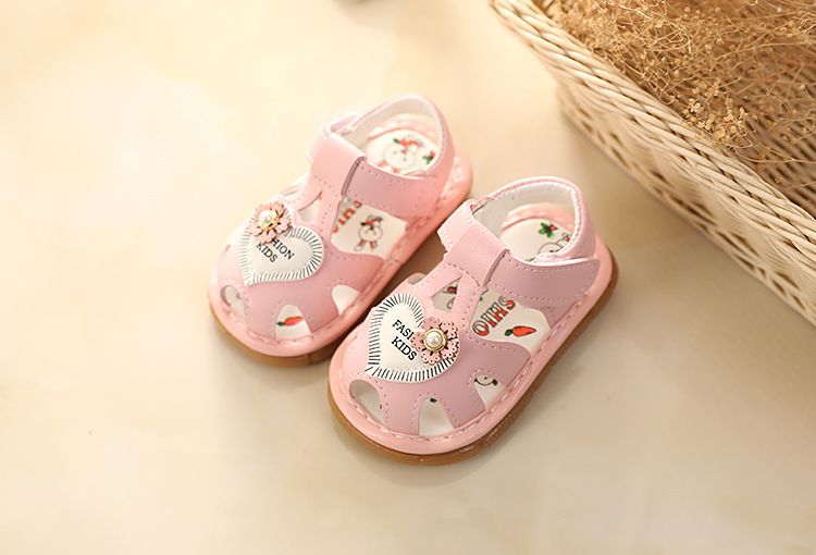 Mutter & Kinder Sommer liebe baby schuhe mädchen sandalen 0-2 jahre alt 1 weichen boden nicht-slip baby kleinkind schuhe mädchen prinzessin schuhe_voghion.com