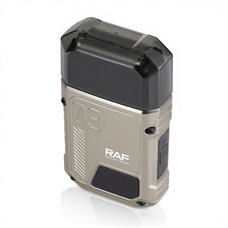 RAF Reciprocating Electric Shaver, Rechargeable Men's Razor Digital Display Full Body Washable_voghion.com