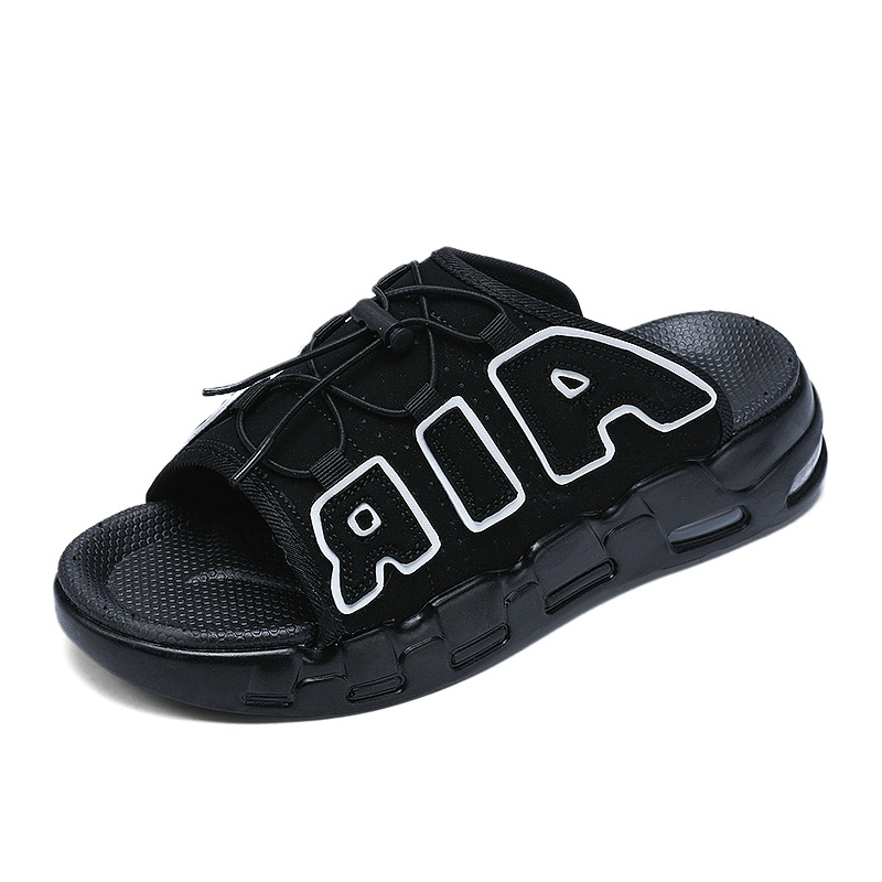 Slippers, Männer Këssen, Grouss Loft Trendy Mark, Summer Anti-Rutsch Outdoor Sport, Déck Sole, Héicht Strandsandalen_voghion.com