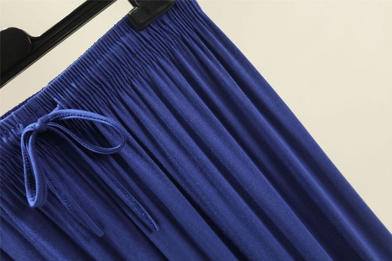 Frühling/Sommer Modal Lose Breite Koreanische Ausgabe Neun Cent Hohe Taille Dünn Mückenresistent Home Freizeit, Vertikale_voghion.com