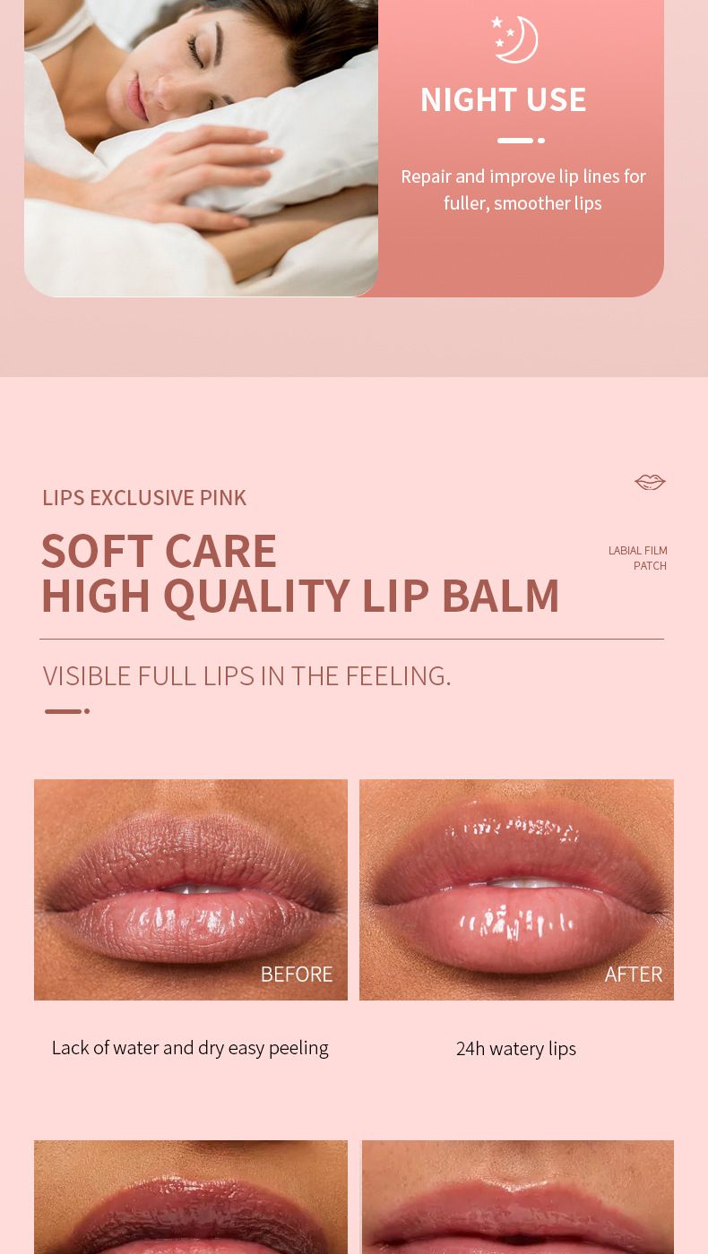 OCHEAL Honey Hydrating Moisturizing Lip Balm 3.5g Strawberry Peach Colorless Moisturizing Base Lip Gloss Fades Lip Patches_voghion.com