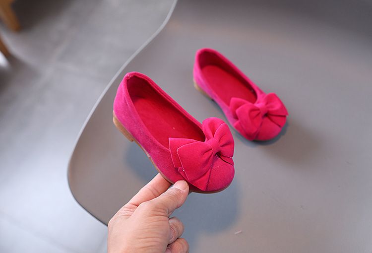 Kinder Schuhe Frühjahr und Herbst Mädchen Stiefel Neue Baby Kinder der Einzelnen Schuhe Koreanische Version Bogen Mädchen Prinzessin Schuhe_voghion.com