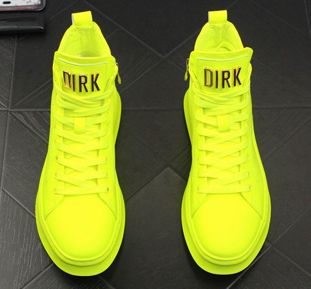 Buty męskie, buty codzienne, buty na cztery pory roku, modne buty, lakierowana skóra, jasne skórzane trampki, buty codzienne dla chłopców za kostkę_voghion.com