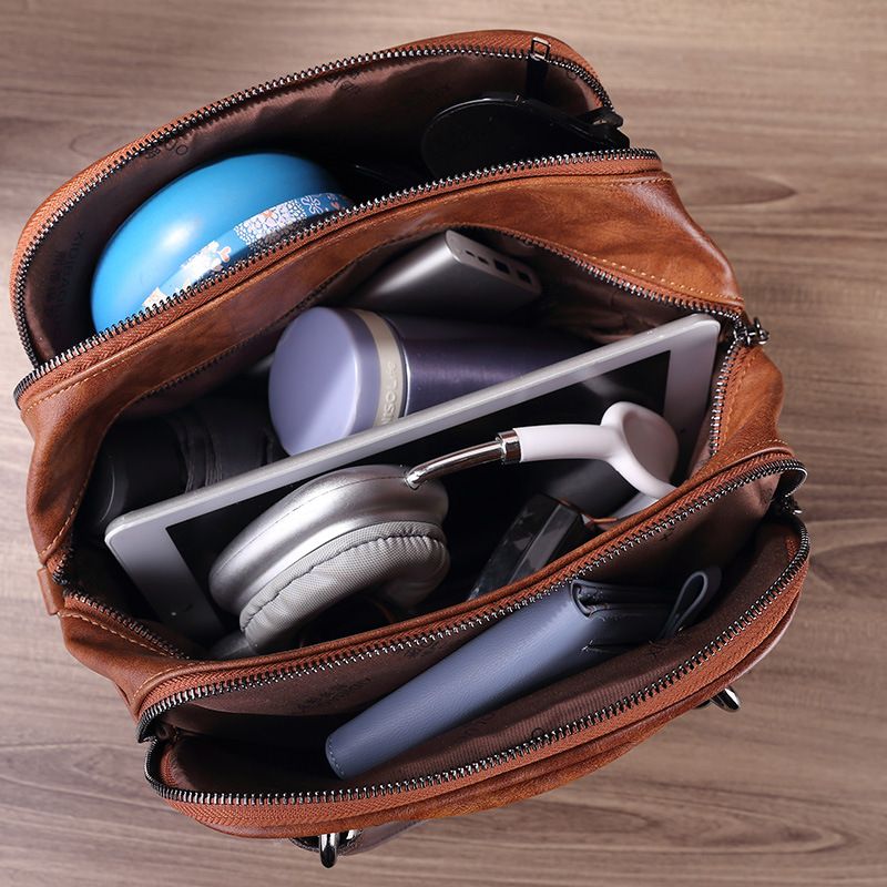 Borsa a tracolla, a tracolla, multiscomparto, da donna, stile cinese, con motivo a blocchi di colore in rilievo, 2025, nuovo stile_voghion.com