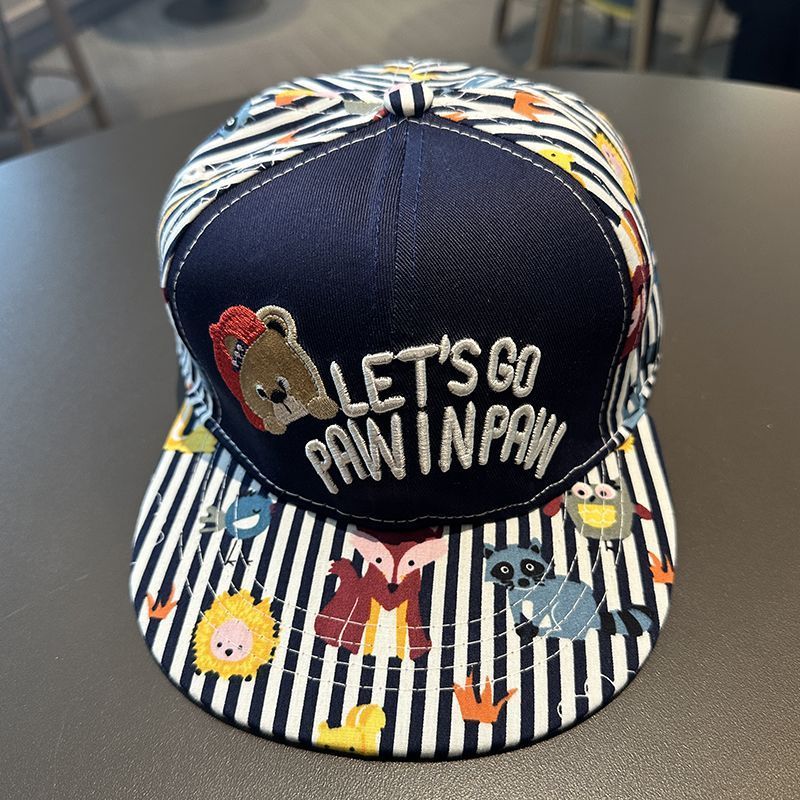 Cappelli hip-hop per bambini, ragazzi e ragazze, tendenze primavera ed estate, cappelli a tesa piatta per la scuola elementare, da baseball e da ballo di strada,_voghion.com