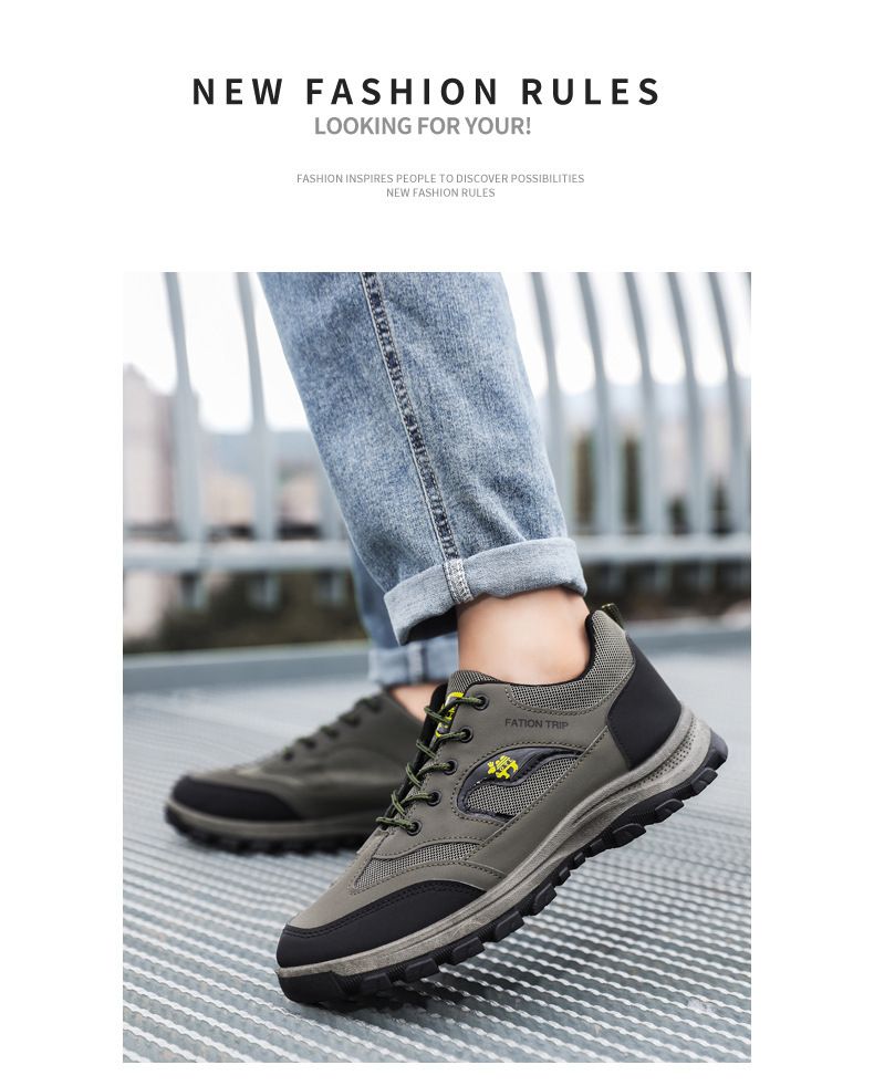 Scarpe da trekking da uomo, in cotone, per autunno e inverno, taglia extra large, casual, sportive, da lavoro, per escursioni all'aperto, da passeggio_voghion.com