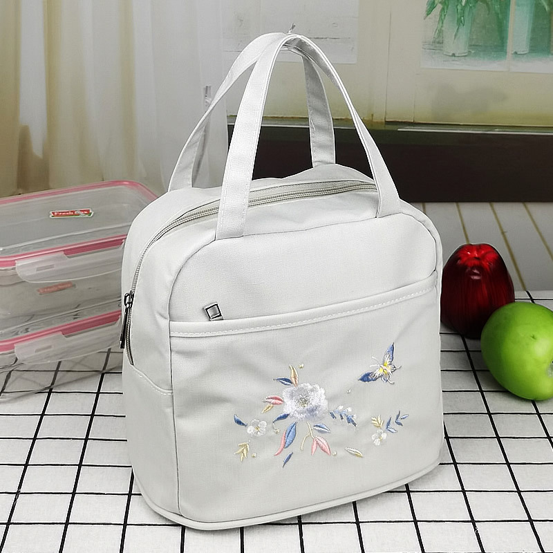 Borsa ricamata, borsa per il riso da donna, borsa bento_voghion.com