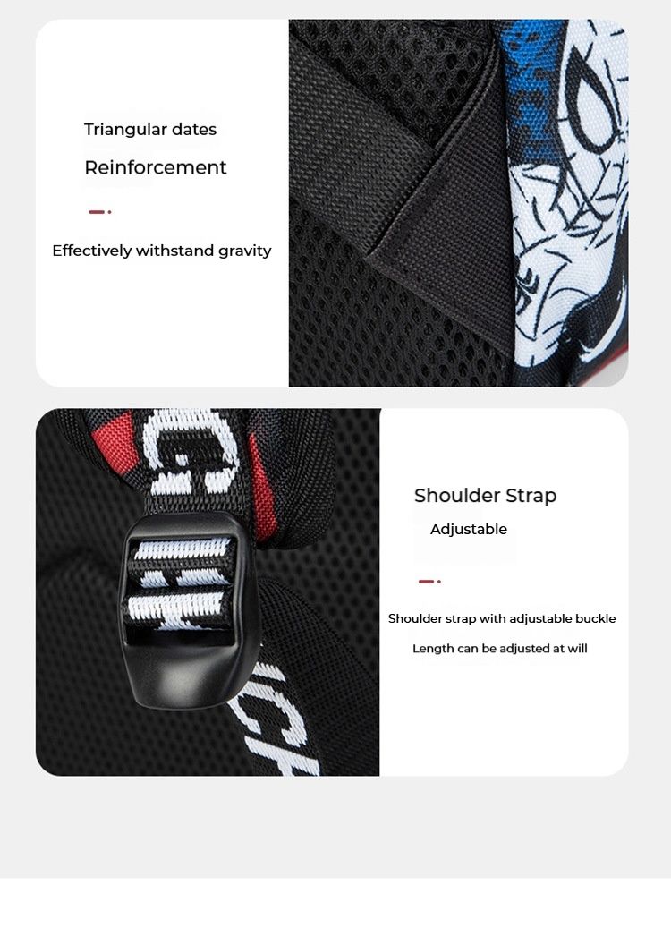 Schoultaschen fir männlech Grondschoulschüler a Kanner vun der drëtter bis sechster Klass, liicht Rucksäck fir modesch,_voghion.com