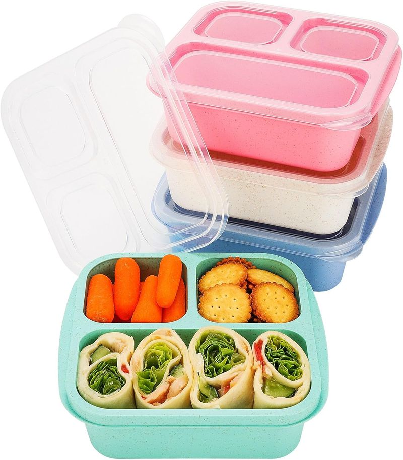Bento Box per bambini - Contenitore per il pranzo a 3 scomparti_voghion.com
