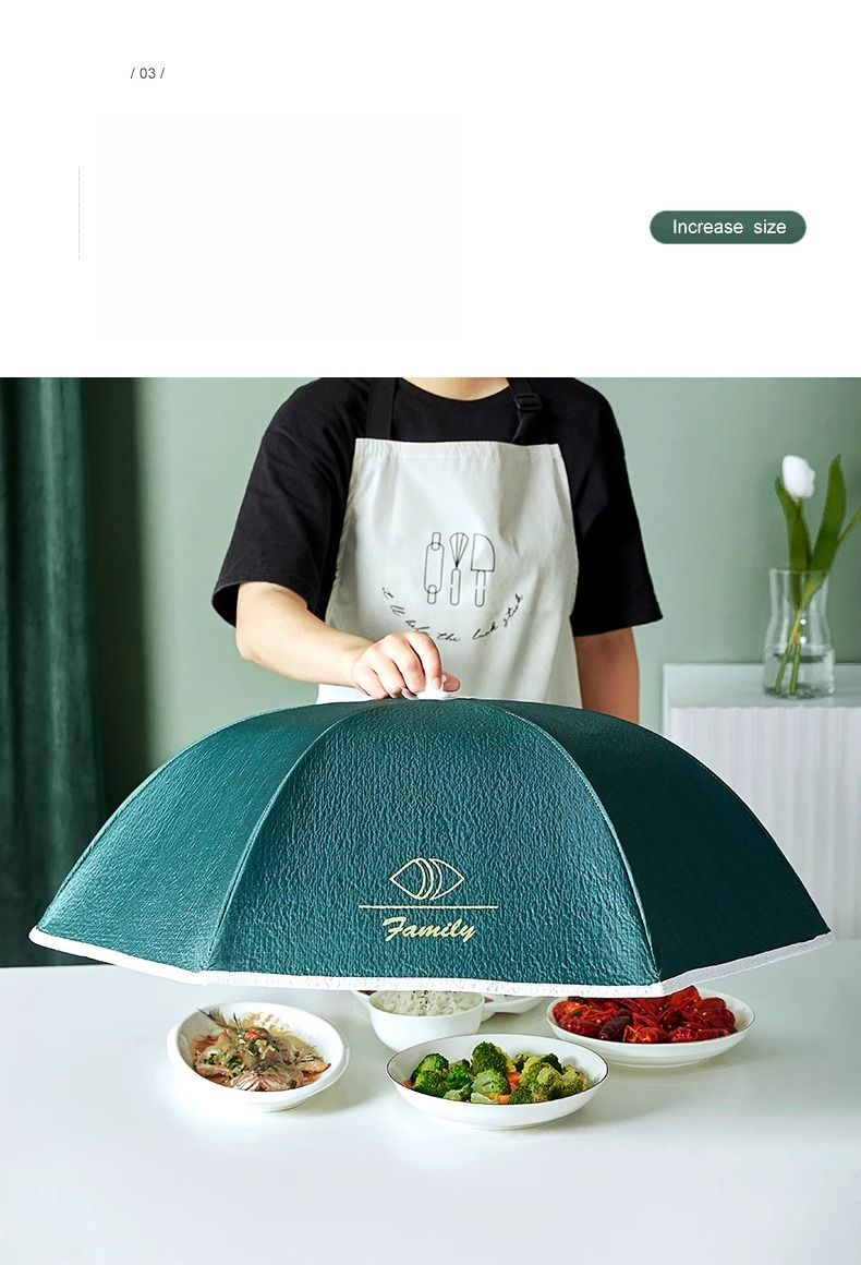 Winter Insulated Cover Home Use, Dining Table Food Cover, 2023 New Model, Foldable Multi-layer Dustproof Magic For_voghion.com