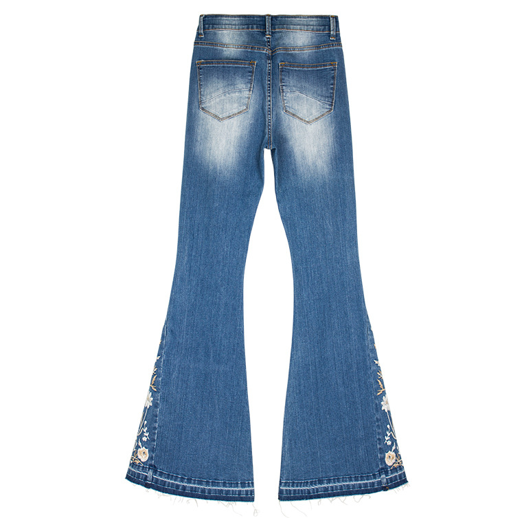 Γυναικεία ρούχα με τζιν για γυναίκες Βαριά βιομηχανία τρισδιάστατο κέντημα 3D Γυναικείο τζιν παντελόνι_voghion.com