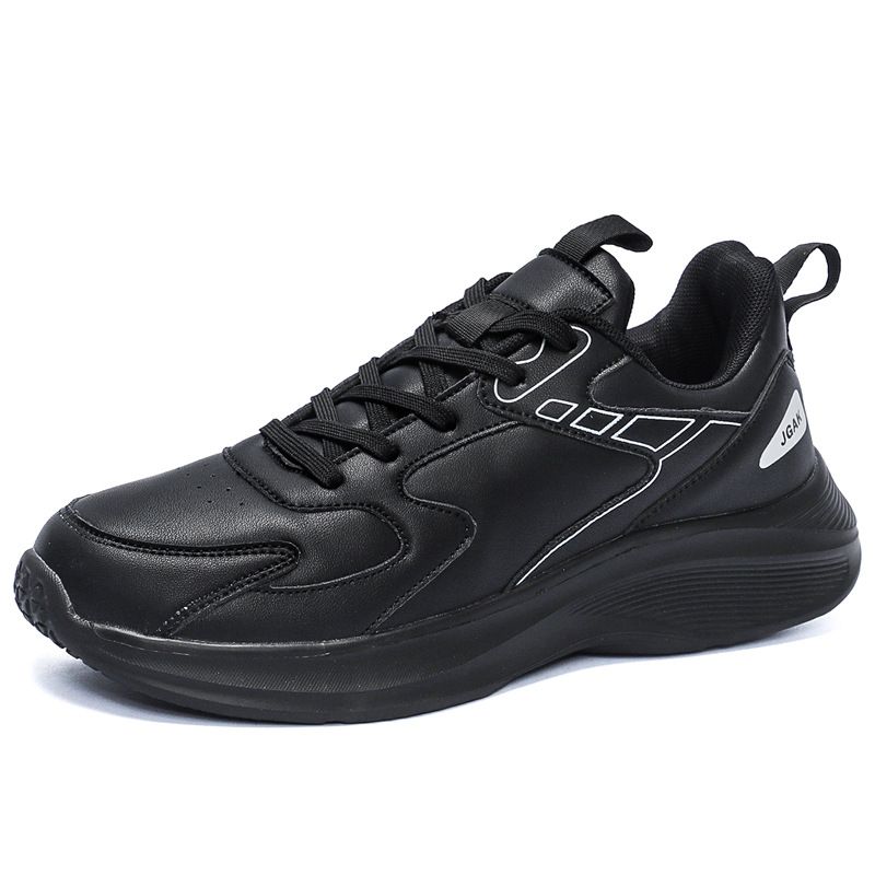 Nuove scarpe da corsa casual con suola morbida in pelle oversize da uomo, taglia 50, autunno Jinjiang_voghion.com