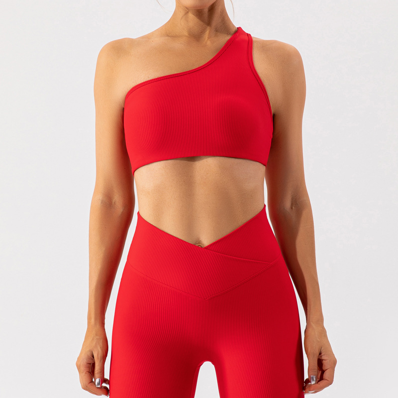 LazyZoom Spring New Bare Sensation Fitness Tanktop Mooie Rug Sport Tight Set Hardlopen Ademend Sneldrogende Yogakleding_voghion.com