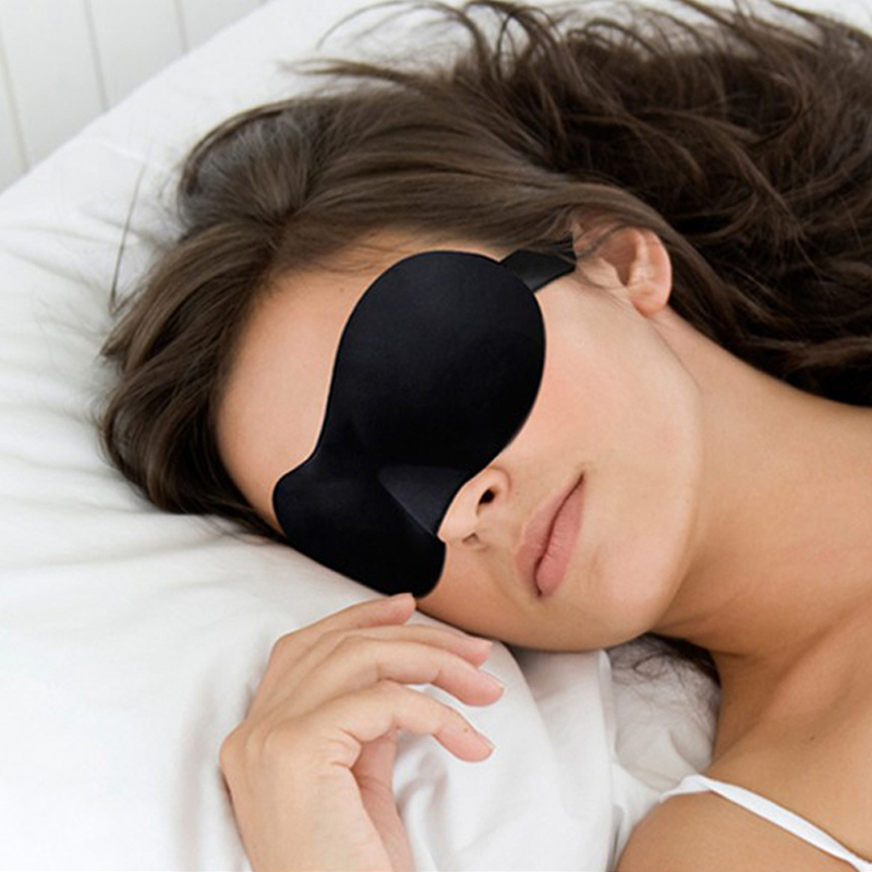2PC 3D Tcare Sleeping Eye Mask Travel Rest Aid Eye Mask Cover Patch Paded Soft Sleeping Mask Blindfold Eye_voghion.com