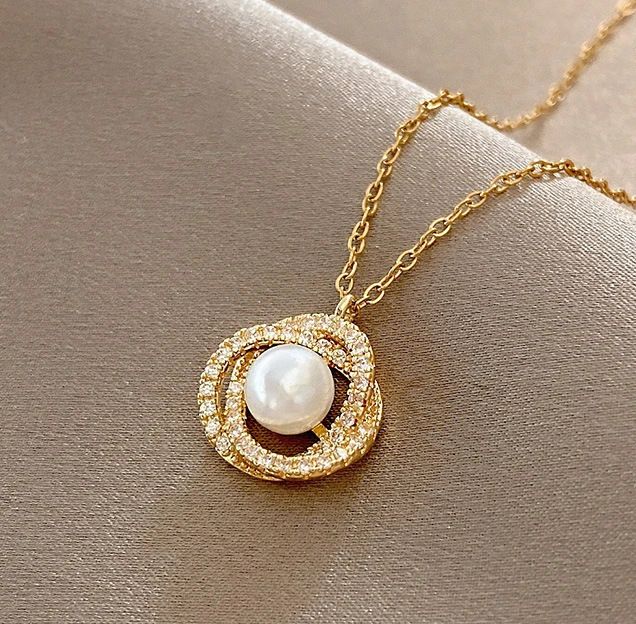 Japanese Korean Style Titanium Steel Necklace For Women, Versatile Niche Design, High-end And Light Luxury, Collarbone_voghion.com