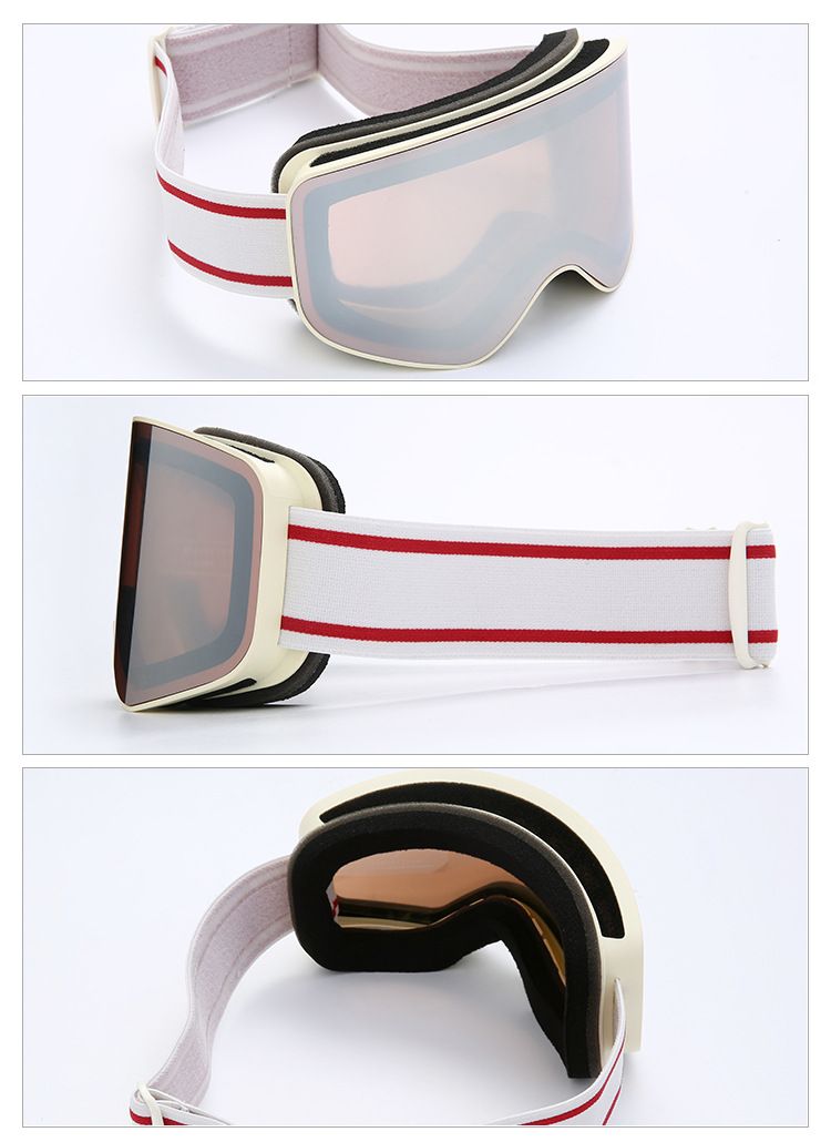 Ski Snowboard Goggles Dame Menn Ski Brillemaske UV 400 Snøbeskyttelse over briller Voksen nti-fog Cydrical_voghion.com