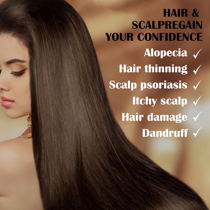 EELHOE cowhide moss hair care essence cleans scalp, dispels dandruff, relieves itching, refreshes, controls oil and_voghion.com