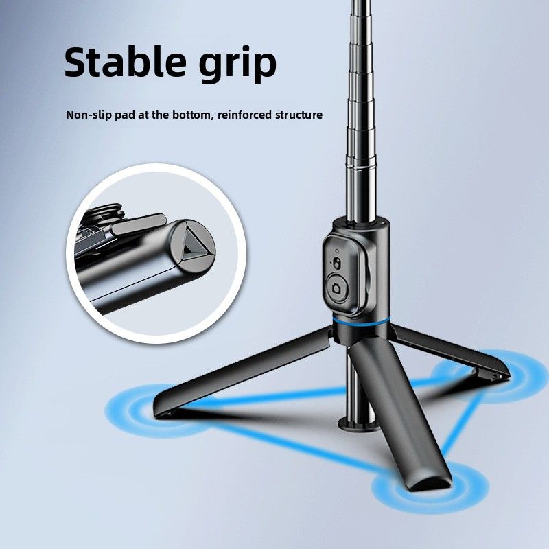 Mini Mobile Phone Selfie Stick C01 Travel Portable Integrated Tripod Outdoor Live Broadcast Camera Artifact Bracket_voghion.com
