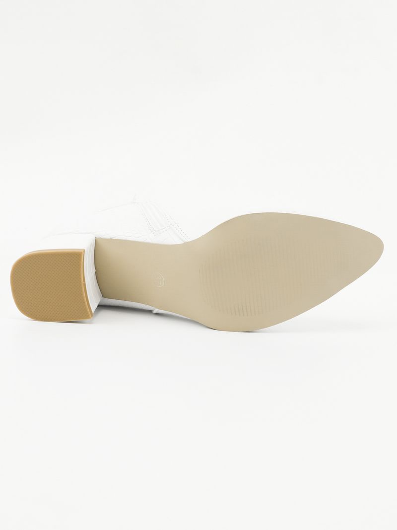 326-3 Damskie krótkie buty ze spiczastym noskiem, grube wysokie obcasy, z wygodnym, ciepłym i eleganckim zamkiem błyskawicznym z tyłu_voghion.com