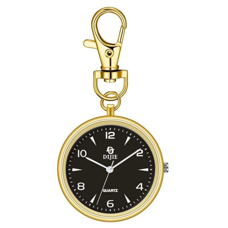 Watch Pendant Keychain hanging watch Nurse watch Clear small student pocket watch Large number quartz watch_voghion.com