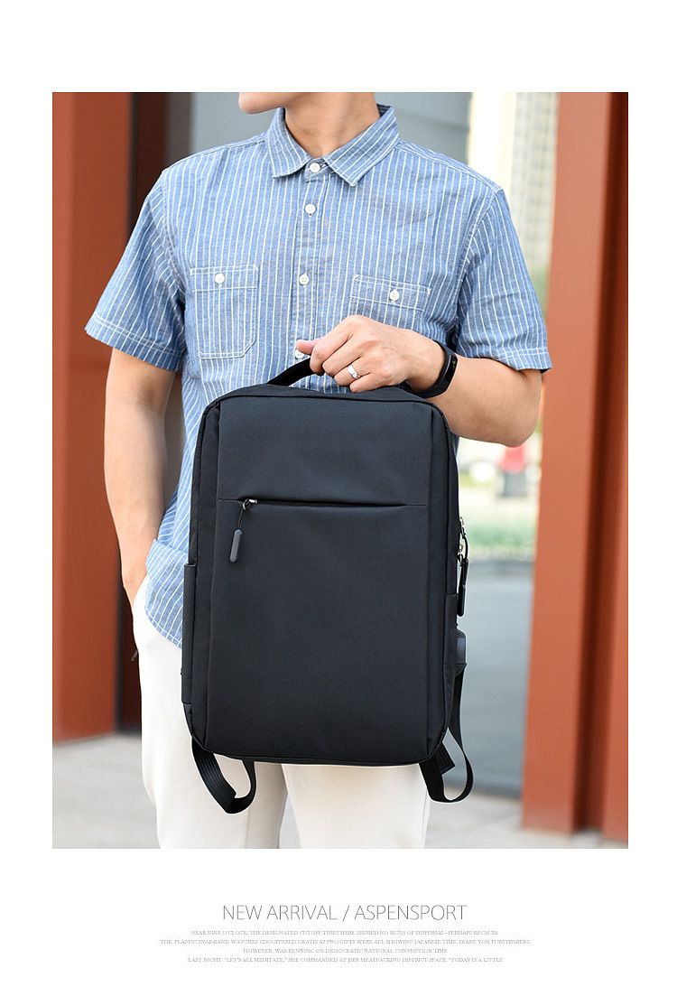 Studenten Schooltas Casual Opladen Usb Zakelijk Reizen Grote Capaciteit Schooltas Rugzak_voghion.com