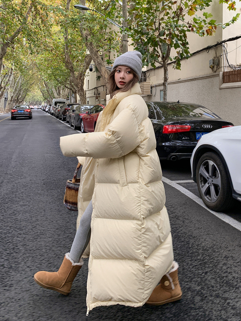 2023 Inverno Nuovo Giù Cappotto di Cotone Cappotto di Cotone Coreano di Media Lunghezza da Donna Cappotto di Cotone Sciolto Versatile Cappotto di Pane Addensato_voghion.com