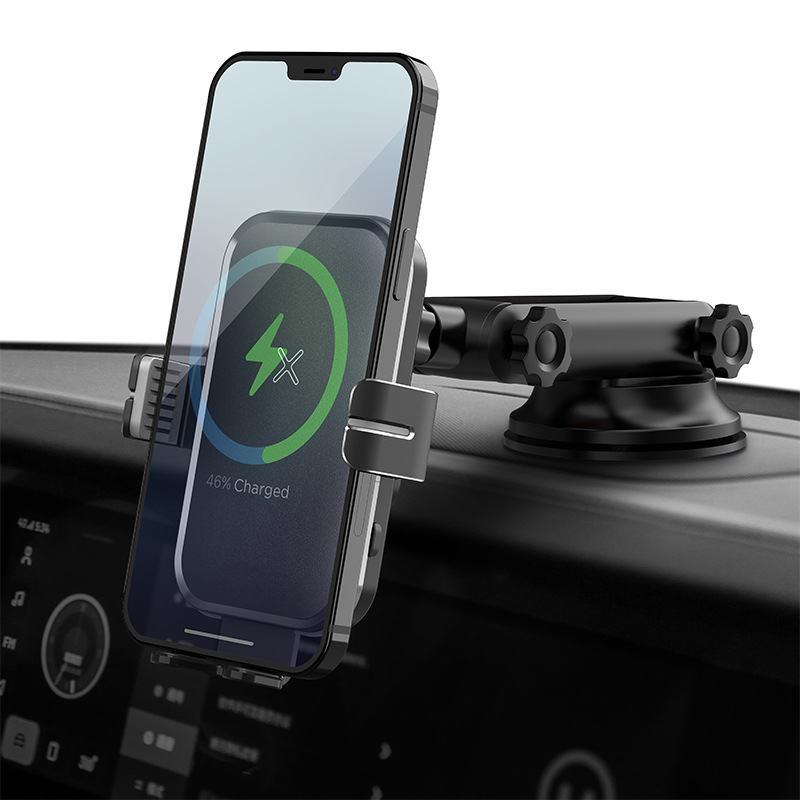 Car intelligent quick opening and closing 15W air outlet, phone navigation, car holder original factory_voghion.com