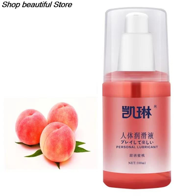 Lubricant Strawberry Edible Flavor for Sex Lube Water  Based Lubricant Oil Adult Body Massage Gel_voghion.com