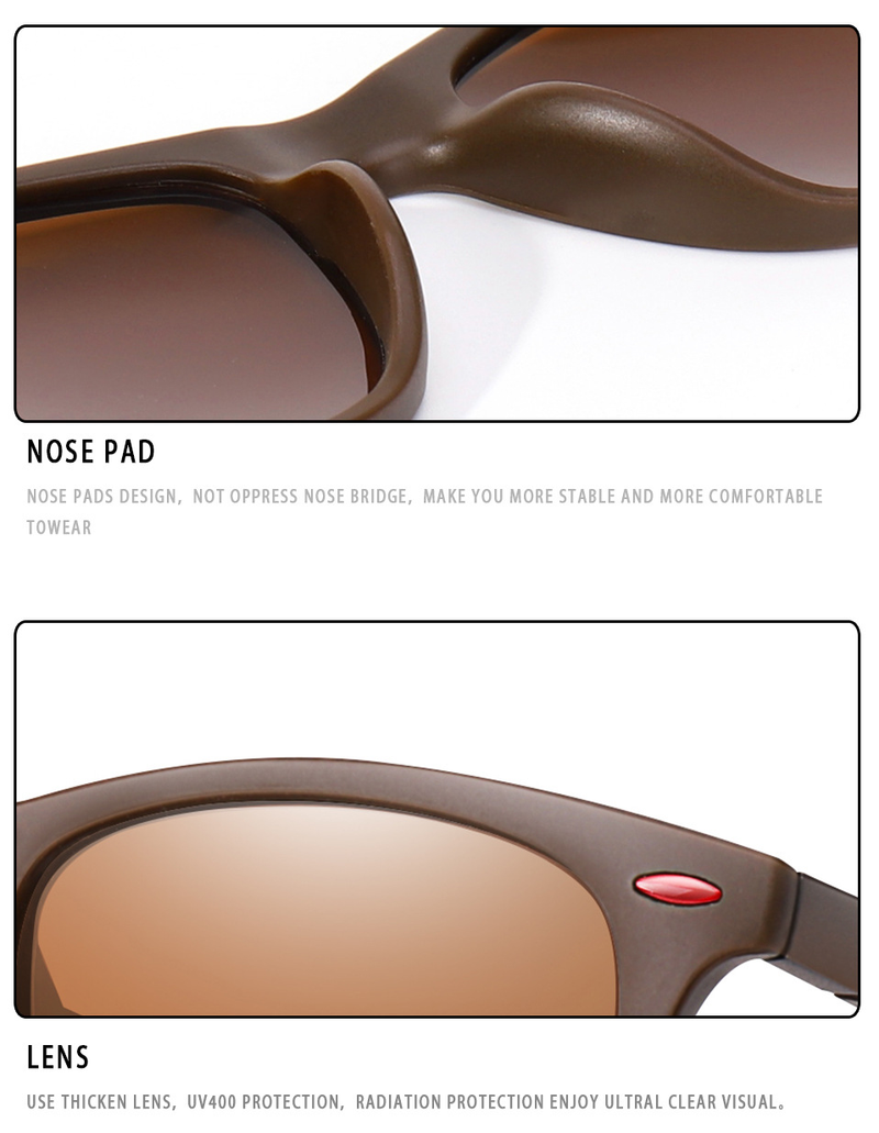 P21 Karsti pārdodu vīriešu polarizētās saulesbrilles Āra makšķerēšana Vadītāja spogulis Polarizēts_voghion.com
